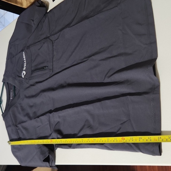 Infinity Shirt Scrub Small Gray Wellmed New - Picture 6 of 10
